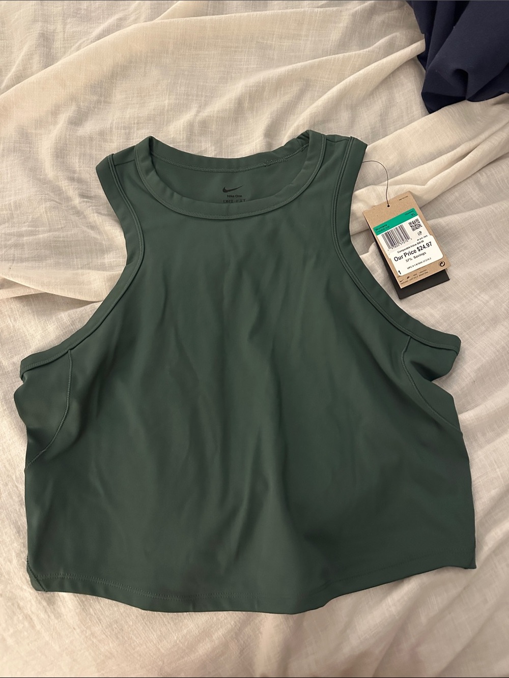 Nike Women’s Forest Green Athletic Tank Top